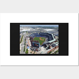 Phillies Citizens Bank Park Aerial Posters and Art